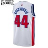 Camiseta Niños Detroit Pistons Bojan Bogdanovic 44 2022-23 Nike Association Edition Blanco Swingman